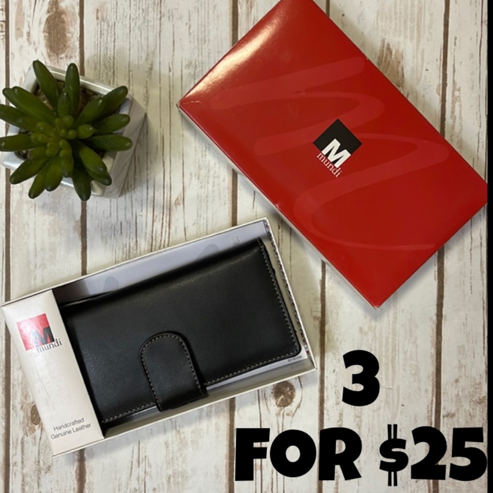 Mundi Genuine Leather Wallet NWT